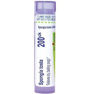Spongia Tosta 200CK by Boiron Homeopathic Single Medicine For Cough, Cold & Flu  -  80 Pellet - 1 of 4