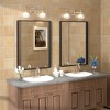 Apmir High-Strength Tempered Glass and Aluminum Alloy Framed French Cleat Mounted Wall Decor Bathroom Vanity Mirror with 5-Year Warranty - 2 of 4