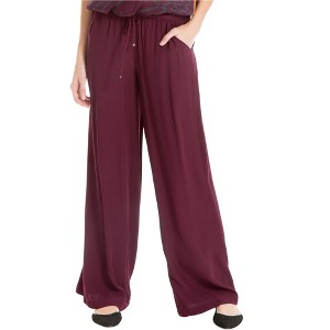 Max Studio London Womens palazzo Casual Wide Leg Pants - 1 of 2