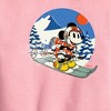 Boys' - Disney - Minnie Ski Graphic Long Sleeve Fleece Sweatshirt - 2 of 3