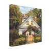 Trademark Fine Art 14" x 14" Marilyn Wendling 'Sweet Cottage II' Unframed Wall Canvas: Modern Decor, Nature Scene - image 2 of 4