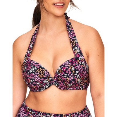 Adore Me Women's Shelby Swimwear Top 38g / Sugar Rush C02 Black