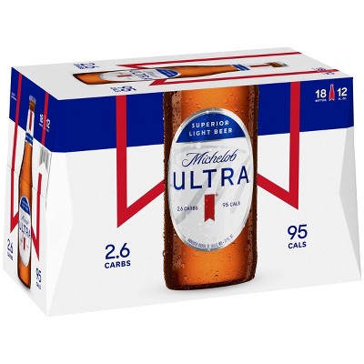 Michelob Ultra Superior Light Beer - 18pk/12 fl oz Bottles