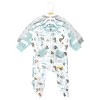 Hudson Baby Cotton Sleep and Play, Alphabet Animals - 2 of 4