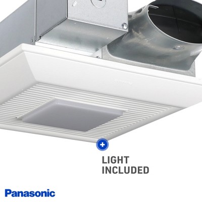 White Square LED Ventilation Fan for Wall or Ceiling