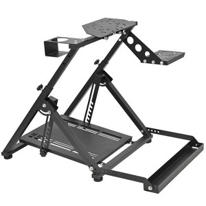 Dardoo Foldable Racing Wheel Stand with Seat Slot. Compatible with Logitech G29/G923, Thrustmaster T300, Fanatec. Wheel & Pedals Not Included - 1 of 4