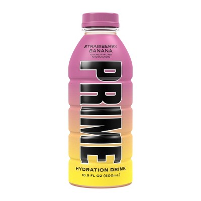 Prime Hydration Strawberry Banana Sports Drink - 16.9 Fl Oz Bottle : Target