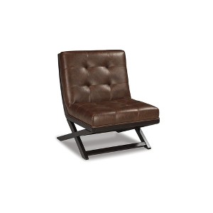 Signature Design by Ashley Contemporary Sidewinder Accent Chair  Brown - 1 of 4