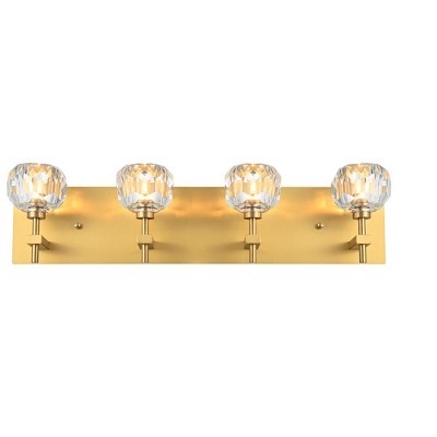 Elegant Lighting Graham 4 Light Wall Sconce in Gold
