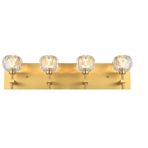 Elegant Lighting Graham 4 Light Wall Sconce in Gold - 1 of 4