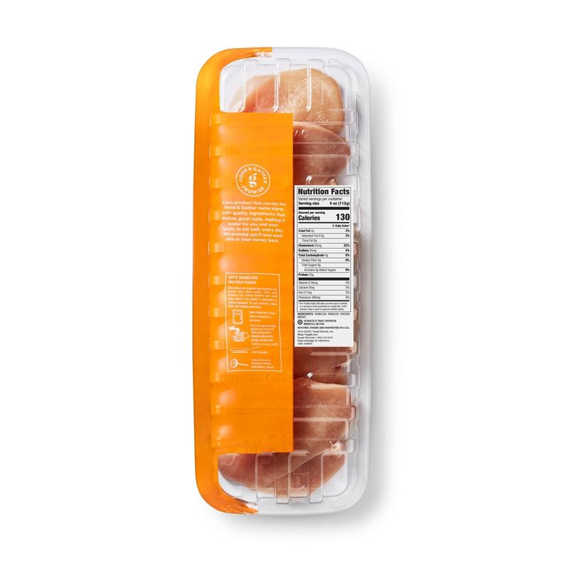 Thin Sliced Chicken - 1-3 lbs - price per lb - Good &#38; Gather&#8482;, 4 of 6