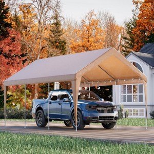 EROMMY Carports 10X20 Heavy Duty (Sidewalls Only) - 1 of 4