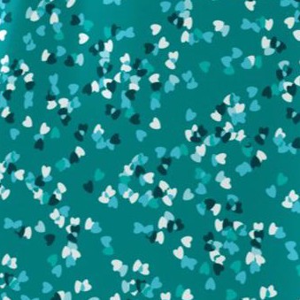 waterfall confetti heart