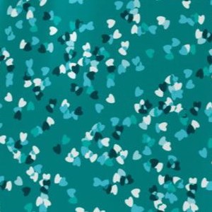 waterfall confetti heart