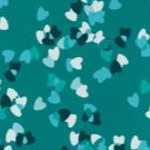 waterfall confetti heart