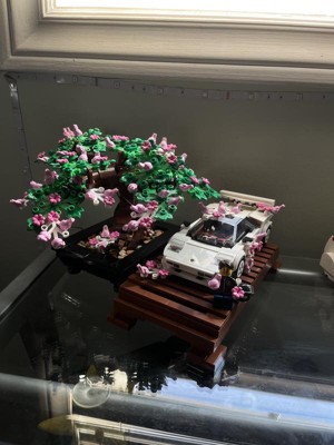 LEGO Icons Bonsai Tree, Features Cherry Blossom Flowers, DIY Plant Model  for Adults, Creative Gift for Home Décor or Office Art, Botanical  Collection