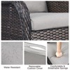 Gymojoy Outdoor Patio Chair with Table High Back Club Chair - 3 of 4