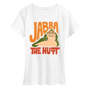 Women's - Star Wars - Doodle Jabba Hutt Short Sleeve Graphic T-Shirt - 1 of 4
