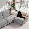 XIZZI Modular Sectional Sofas for Living Room, Modern L-Shaped Couch High Density Sponges Breathable Fabric - 4 of 4