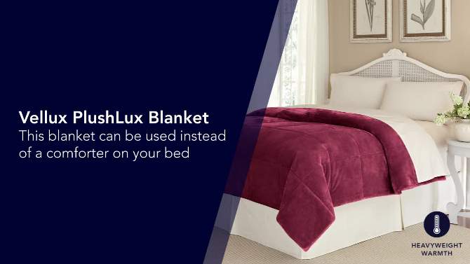 PlushLux Bed Blanket - Vellux, 2 of 6, play video