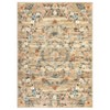 Modern Insect Botanical Pattern Area Rug Floral Print Rug Non-Slip Low Pile Soft Accent Carpet for Living Room Bedroom - 3 of 4
