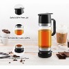 2 Pack 12 OZ Glass Syrup Dispenser with Handle, No Drip Pouring, Coffee Bar Accessories for Coffee and Tea - 4 of 4