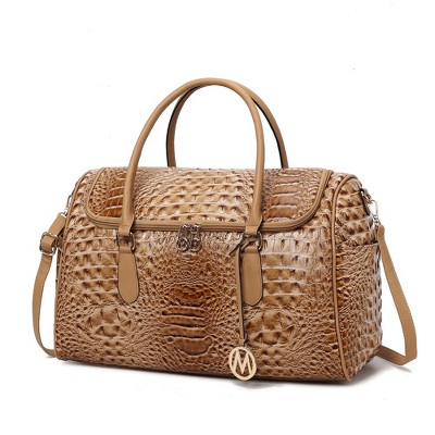 MKF Collection Rina Crocodile Women’s Duffle Bag by Mia K