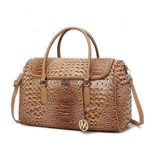 MKF Collection Rina Crocodile Women’s Duffle Bag by Mia K - 1 of 4