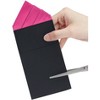 INSPIRE CHIC Men's Solid Card-inserting Prefolded Polyester Pocket Squares Handkerchiefs 1 Pc - 4 of 4