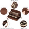 FATMOON Women’s Wallet - RFID Blocking Large Capacity Vegan Leather Clutch Wallet with Wristlet –Secure & Spacious for Daily Use,Travel - 4 of 4