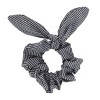 CTM Women's Black Bow Scrunchie Assorted Set - 4 of 4