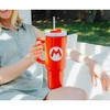 Pyramid America Super Mario Bros. Mario Icon Metal Travel Tumbler | Holds 40 Ounces - image 4 of 4