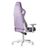 Vynxaria TSF45C Velvet Memory Foam Gaming Chair - Luxurious Purple Comfort - 3 of 4
