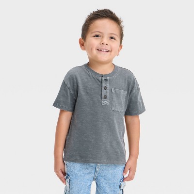Toddler Boys' Short Sleeve Henley T-Shirt - Cat & Jack™