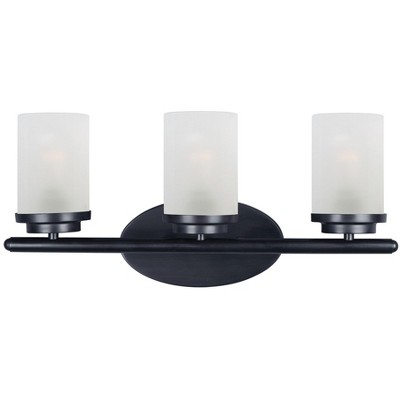 Maxim Lighting Corona 3 - Light Vanity in  Black