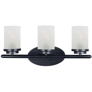 Maxim Lighting Corona 3 - Light Vanity in  Black - 1 of 1