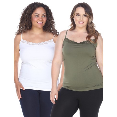 2-pack Tank Tops - White - Ladies