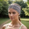 Unique Bargains Comfortable Cable Knit Cross Headband 1 Pc - 2 of 4