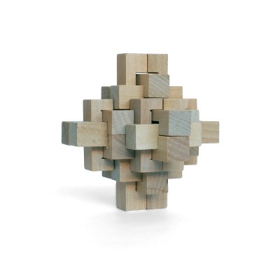WE Games Wooden Geometric Puzzle