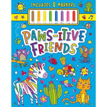 Paws-Itive Friends Coloring Kit - (Mixed Media Product)