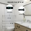 LunaLulinlk 32" to 84" Adjustable Shower Curtain Rod, Stainless Steel No Drilling | Anti-Slip - 2 of 4