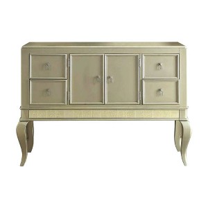 Acme Furniture Francesca Decorative Storage Cabinet Champagne - 1 of 4