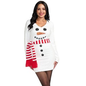 Tipsy Elves Character Sequined Christmas & Holiday Dresses for Women - Christmas Party Dresses - 1 of 1