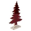 Northlight Stained Forest Tree Cutout Christmas Decoration - 10.5" - Red - 2 of 4