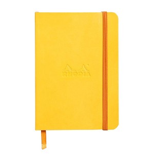 Rhodia Rhodiarama Soft Notebook - 72 Dots Sheets - 4 x 5 1/2 - Yellow - 1 of 4
