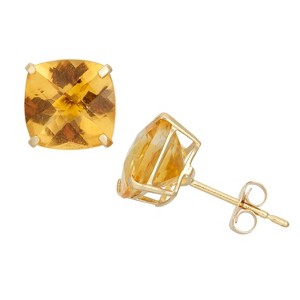 Designs By Gioelli 10K Gold Gemstone Stud Earrings - 1 of 2