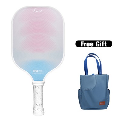 Luzz T700 Carbon Fiber Pickleball Paddle with Sandblasted Surface & Honeycomb Core Racket - Includes Free Versatile Tote Bag