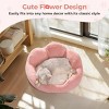 Boersma Fluffy Cat Couch Bed – Washable Round Pet Sofa with Non-Slip Bottom for Indoor Cats, Kittens & Small Dogs - 3 of 4