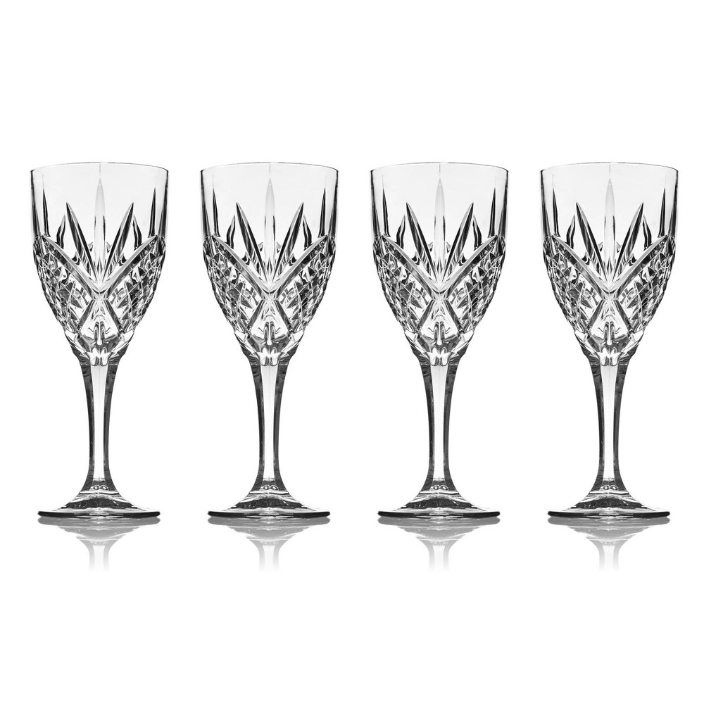 Photos - Glass Godinger Silver Set of 4 Dublin Acrylic Goblets