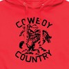 Men's - Instant Message - Cowboy Country Graphic Fleece Pullover Hoodie - 2 of 4